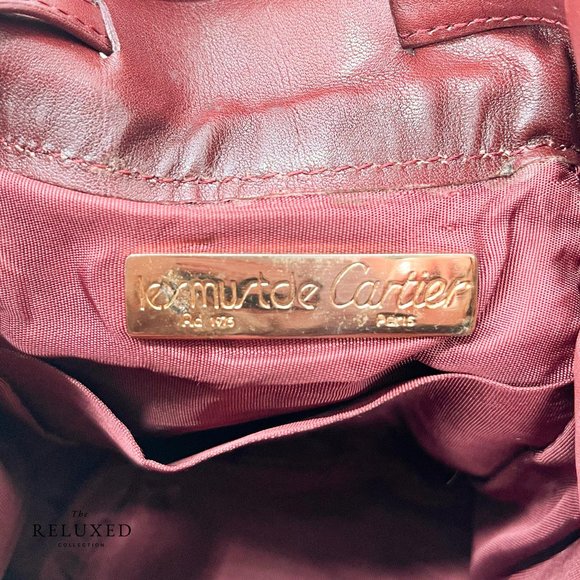 Vintage Cartier Bordeaux Leather Must de Cartier - Picture 11 of 11